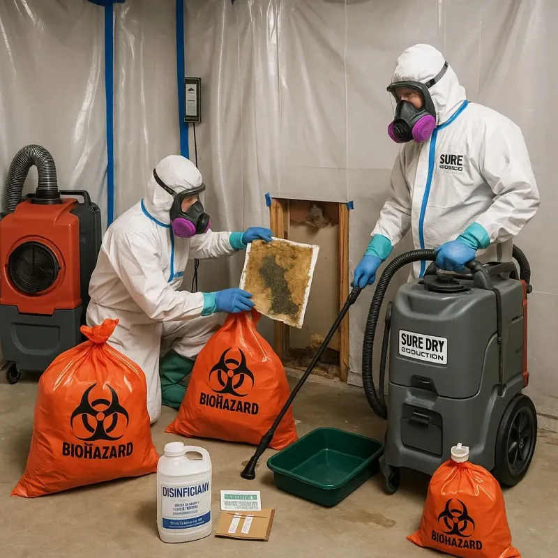 Contaminated Water Handling Protocols process in Sabine County, TX