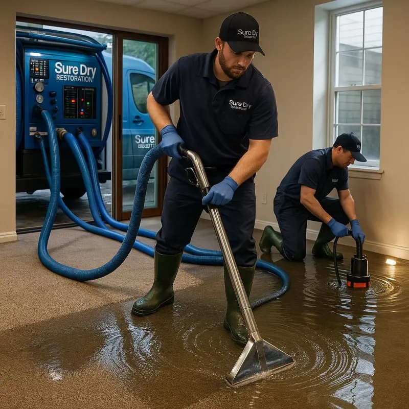 Water Extraction and Removal process in Sabine County, TX